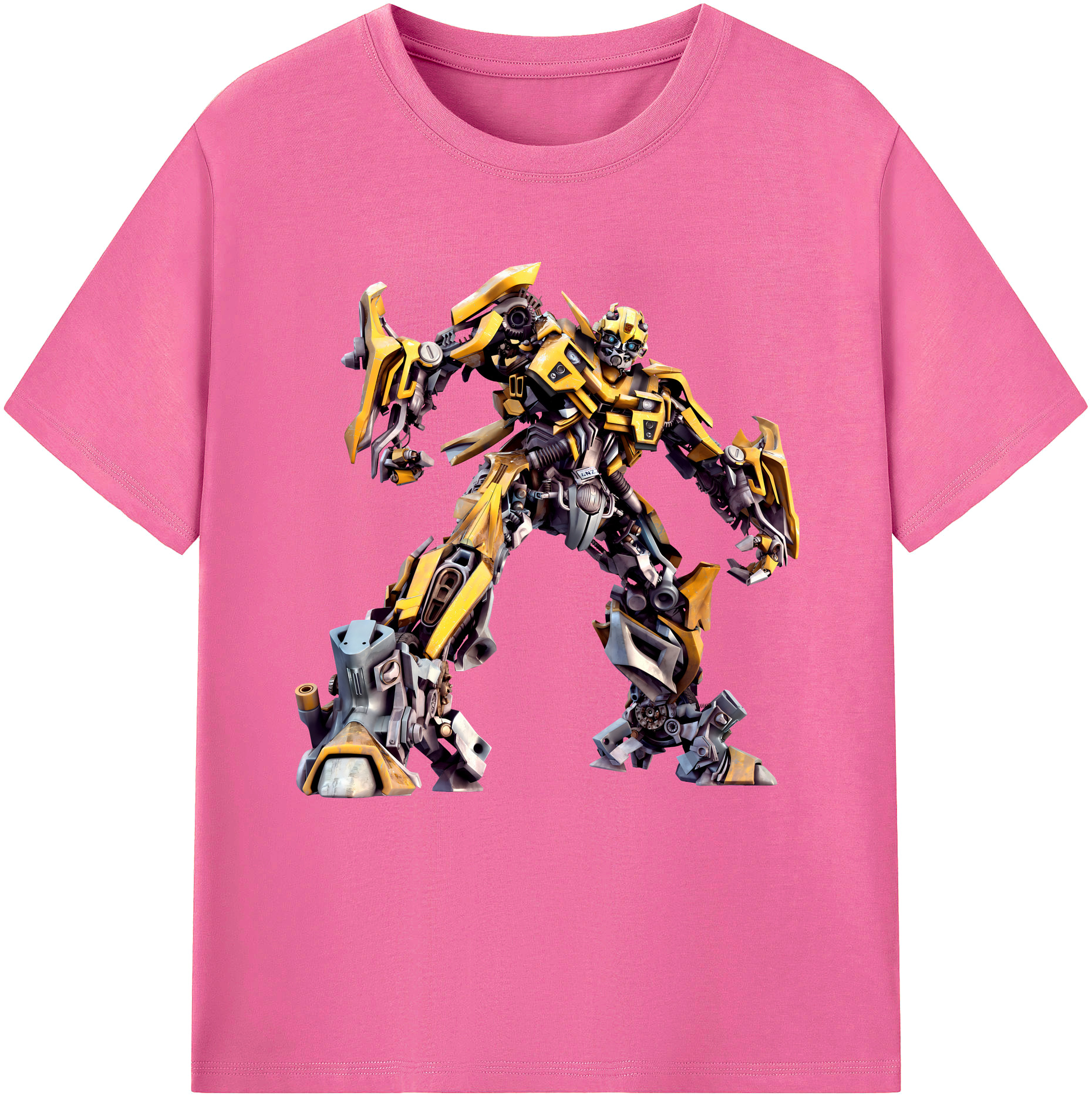 （画像用） Transformers トランスフォーマー レディースカジュアルプリントTシャツ（綿100％）